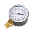 thumbnail image 2 of 50mm 0~60psi 0~4bar Pool Filter Water Pressure Dial Hydraulic Pressure Gauge Meter Manometer 1/4" NPT Thread ,Corrosion Resistance, 2 of 6