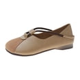 thumbnail image 1 of Zapatos vintage para mujer, zapatos planos para mujer, zapatos planos con plataforma, zapatos para niña, rendimiento potente, 1 of 9