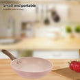 thumbnail image 4 of 2Pcs Omelette Pan Nonstick Multi Color Aluminum Wood For Home Cooking, 4 of 9