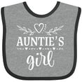 thumbnail image 3 of Inktastic Auntie Girl for Niece Girls Baby Bib, 3 of 4
