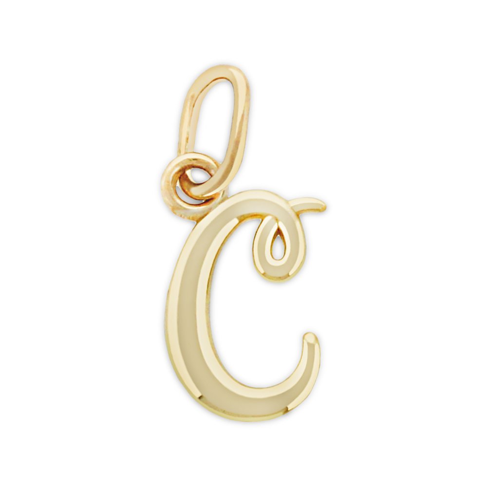 Charm America Charm America Gold Lower Case Initial C Charm 14