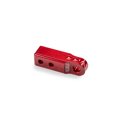 thumbnail image 3 of Factor 55 D-Ring Mount 00020-01 HitchLink 2.0; 2 Inch Receiver Hitch Mount; Rated At 9500 Pounds; Fits 3/4 Inch Screw Pin Shackles/D-Rings; Powder Coated; Red; Aluminum; Without D-Ring; Single, 3 of 4