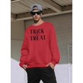 thumbnail image 2 of Trick Or Treat Sweatshirt Men -Image by Shutterstock, Male 5X-Large, 2 of 4