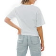 thumbnail image 2 of Women's Gameday Couture White Oklahoma State Cowboys Stars Boxy Fit Cropped T-Shirt, 2 of 2