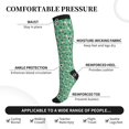 thumbnail image 4 of Picia Christmas French Bulldog Printed Sports Compression Socks - 15-20mmHg Graduated Compression, High-Performance Soft and Breathable Socks for Men and Women, 4 of 5