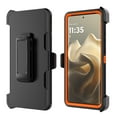 thumbnail image 6 of Hisdou For Motorola Edge 2025 Holster Case,[3 in 1] Heavy Duty Case With Belt Clip Kickstand Shockproof Cover Shell Bumper Phone Case For Motorola Edge 2025 6.7"|Orange, 6 of 6