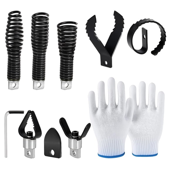 11 Pcs Drain Cleaner Head Set