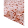 thumbnail image 5 of DARING DIVA Women's Floral 3/4 Sleeve Smocked Front V Neck Blouses XL Light Pink, 5 of 5