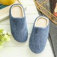 thumbnail image 5 of FRSASU House Slippers for Women Fuzzy,Unisex Memory Foam Wool-Like Plush Fleece Lined Winter Indoor Outdoor Anti-Skid Rubber Sole On, 5 of 8
