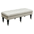 thumbnail image 4 of Linon Isabelle Linen Tufted Bench, Multiple Sizes and Colors, 4 of 4