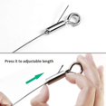 thumbnail image 3 of FrostHike 2Pcs Adjustable Picture Hanging Wire. Mirror Frame Kit Heavy Duty Stainless Steel Wire Rope 6.5ft/2m for Mirror Hanging Hardware/Light Lamp/Billboards/Basket/Flowerpot Hold Up to 44lb/20kg, 3 of 5