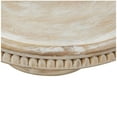 thumbnail image 4 of DecMode 12" x 12" Cream Mango Wood Floral Decorative Stand with Glass Dome, 1-Piece, 4 of 10