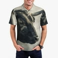 thumbnail image 1 of Bingfone Chemises POLO à Boutons pour Hommes, Chemises et T-shirts à Séchage Rapide pour l'Été, Adapté pour les Vacances et les Affaires - Très Grand, 1 of 6