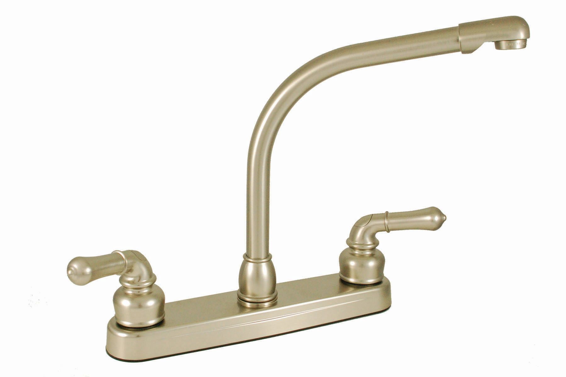 Empire Brass U-YNN800RSN 8" Brushed Nickel Hi-Rise Kitchen Faucet