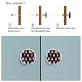 thumbnail image 4 of 4 Pcs Christmas Knobs for Kitchen Cabinet Cupboard Dresser Bookcase Drawer Pulls Handles Round Home Decor, 4 of 5