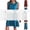 Blue, variant on Summer Dresses for Women Casual Polka Print Round Neck Sleeveless Midi Sundress