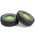 thumbnail image 2 of Car Tires with Wheel Rims Replacement for 1/10 Traxxas TRX-4 Axial SCX10 90046 90047 CC10 RC Car, 2 of 5