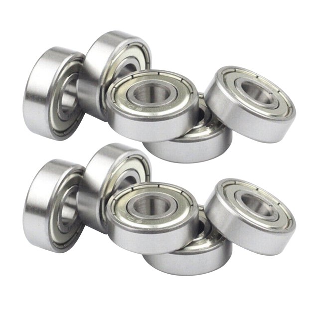 Kit Miniature 10 Pcs à Roulement à Billes Rainures Profondes 623zz pour Skateboards, Patinage en Ligne, Trottinette