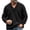 Black, variant on Sweaters for Men Zaewscy Men's V‑Neck Cable Knit Sweater Long Sleeve Loose Casual Pullover Jumper Gray M