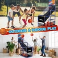 thumbnail image 4 of Set de juego de baloncesto tipo arcade NEUBSAW con aro ajustable para niños, 4 of 6