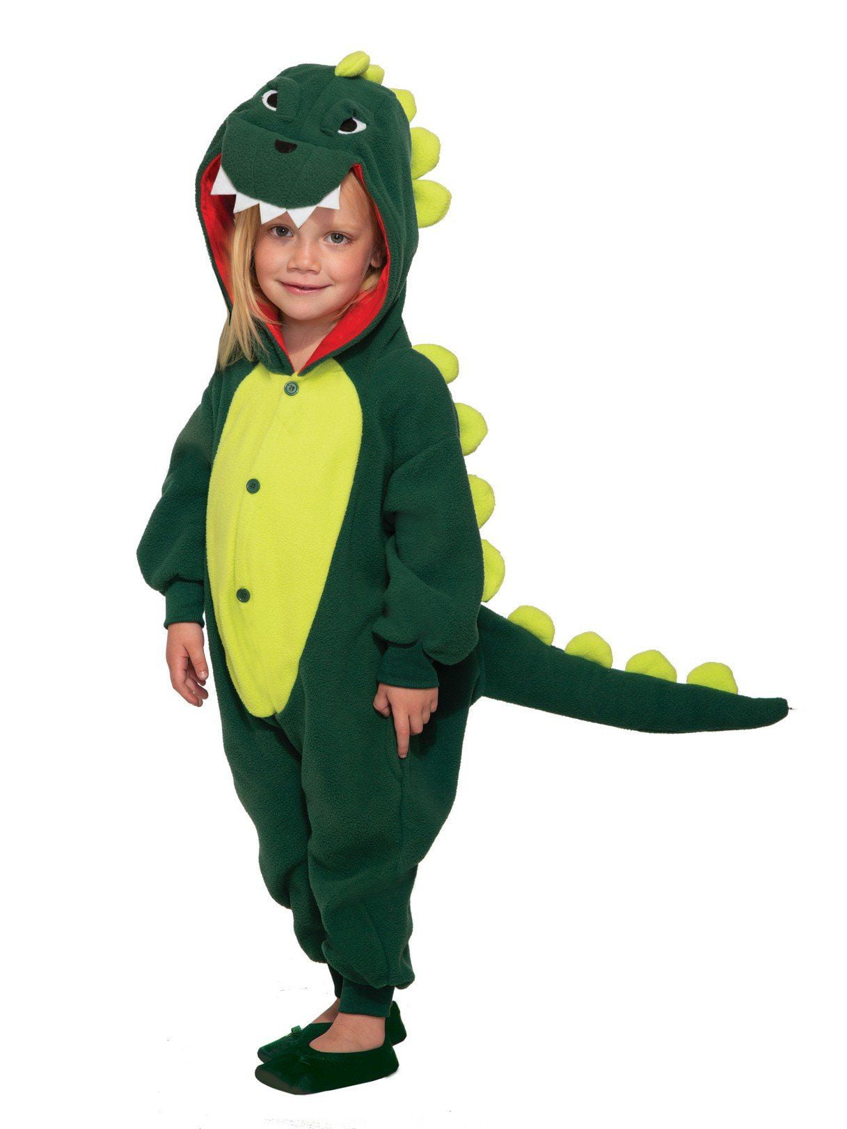 Child Dinosaur Jumpsuit Costume - Walmart.com - Walmart.com