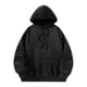 thumbnail image 2 of Sudadera con capucha para mujer y hombre, sudadera con capucha para compras, suave, para adolescentes, niñas, deportes, trabajo, moda, viaje, sudadera , negro, xxl, 2 of 10