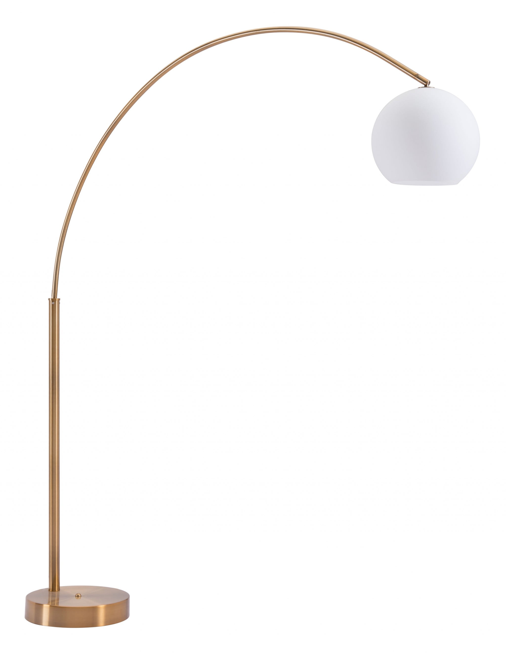 Brushed Brass Modern Arc Floor Lamp Walmart Canada