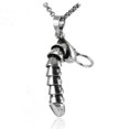 thumbnail image 1 of Collar con colgante de pene hecho a mano en plata de ley. Un divertido regalo de San Valentín para hombres y mujeres. 5 cm. Código de producto 43156. 5 cm, 1 of 3