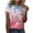 Pink, variant on Fesfesfes Womem T Shirts Loose Tops Tops Printe Casual Loose Fit Tee Shirts Blouse Print Round-neck Shirt Crewneck Summer Tops Elegant Tunic Blouse Summer Sale