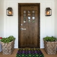 thumbnail image 3 of Vsdgher Mardi Gra Geometric print Flannel Anti-Slip Floor Mat Comfort Mat Floor Carpet for Decor, Non-Slip, Home, Office, Laundry, Durable, 3 of 5