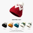thumbnail image 2 of Cold Cap Thickened High Elasticity Nice-looking Delicate Texture Knitted Beanie Hat for Winter, 2 of 10