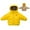Yellow, variant on breaise Winter Down Coats for Kids Baby Boys Girls Light Puffer Padded Jacket Bear Hoods Infant Outerwear