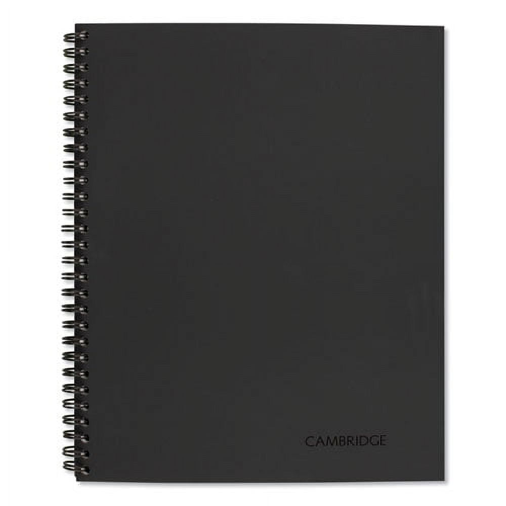 Wirebound Guided Action Planner Notebook, 1-Subject, Project-Management Format, Gray Cover, 11 X 8.5, 80 Sheets | Bundle of 5