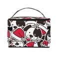 thumbnail image 3 of Yiaed Cute Dog Print Makeup Bag Travel Cosmetic Bags for Women Girls Zipper Pouch Makeup Organizer, 3 of 4