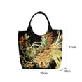 thumbnail image 2 of Mujer Peafowl bordado lona hombro bandolera cruzada Casual señoras, 2 of 6