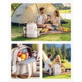 thumbnail image 6 of VEVOR Picnic Backpack, Beach Picnic Backpack Bag for 4 Person with Insulated Cooler Compartment, Detachable Bottle/Wine Holder, Lightweight Blanket, Plates & Cutlery Set for Outdoor,Hiking,Camping, 6 of 9