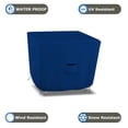 thumbnail image 4 of Square Patio Table Cover 18 Oz Waterproof - 100% Weather Resistant Outdoor Square Table Cover with Air Pocket and Drawstring for Snug Fit (Blue, 29" H x 46" W x 46" D), 4 of 7