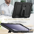 thumbnail image 2 of FJLBDE Case for Samsung Galaxy Tab A9+/A9 Plus 11 inch 2023 SM-X210/X216/X218, Rugged Shockproof Tablet Cases Cover with Kickstand Shoulder Strap, Black, 2 of 7