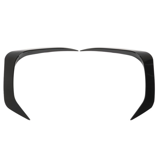 BOROCO, 1 Par, Alerón Divisor De Parachoques Delantero, Izquierda, Derecha, Negro Brillante, Aspecto Deportivo, Parachoques Delantero Resistente, Cuchillo De Viento para X1 U11 M Sport