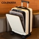 thumbnail image 3 of COLENARA-maleta para PC con apertura frontal, cubierta con ruedas para portátil, caja de embarque de 20 pulgadas, caja de contraseña de 24 "y 26" con ruedas, equipaje rodante, 3 of 4