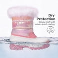 thumbnail image 2 of DREAM PAIRS Girls' Snow Boots, Mid-Calf Winter Boots with Plush Lining, Water-Resistant Upper, Side Zipper and Anti-Slip TPR Outsole, 2 of 6