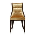 thumbnail image 2 of Manhattan Comfort Fifth 18.5" Velvet Dining Chair in Antique Gold (Set of 2), 2 of 5