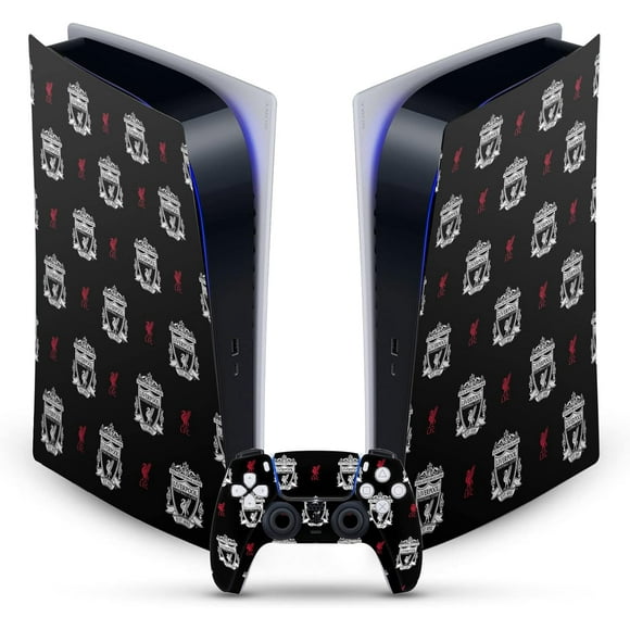 Football Club Abstract Brush Art Vinyl Faceplate Gaming Skin Decal Compatible With PlayStation 5 PS5 Digital Edition Console & DualSense Controller10