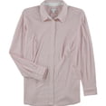 thumbnail image 1 of Charter Club Womens Fresh Twist Button Up Shirt, Pink, Plus Size, 1X, 1 of 5
