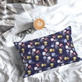 thumbnail image 6 of Kdxio Cotton Pillow Cases 20"x30" Pillowcases,Soft and Breathable Bedroom Pillow Cases-Colorful Jellyfish, 6 of 8