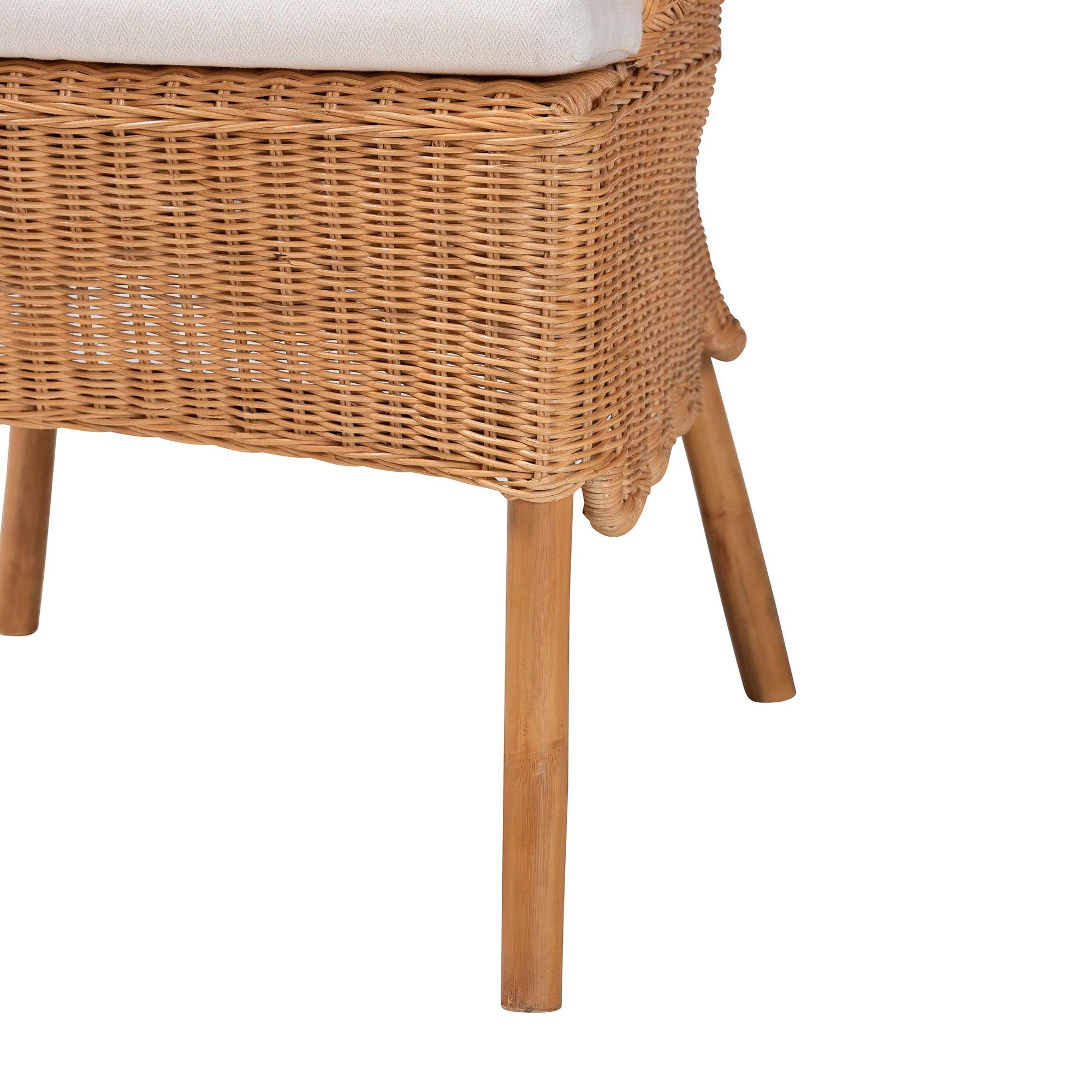 bali & pari Tamara Boho Dining Chair, Honey