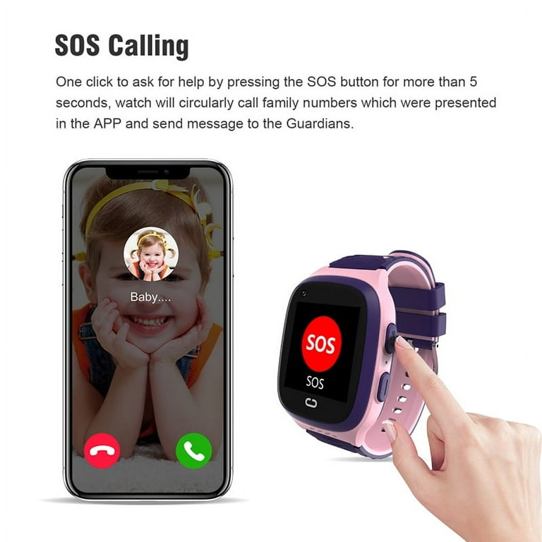 LT31E 4G Kids GPS Wifi Smart Watch with Video Call SOS Tracker