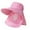 Pink, variant on hengsof Fishing Hat for Men & Women, Outdoor UV Sun Protection Wide Brim Hat with Face Cover & Neck Flap Labor Breathable Sun Hat