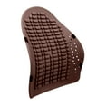 thumbnail image 4 of lionlar Comfortable Car Back Support Pillow waist Support Breathable Backrest Adjustable Coffee A, 4 of 9
