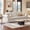White, variant on Vorthio 3-Seater Sofas, 89"Washable Slipcover Couch, Classic Sofa with Roll Arm for Living Room, Beige